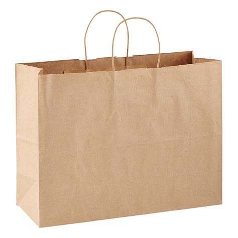 large brown paper shopping bags