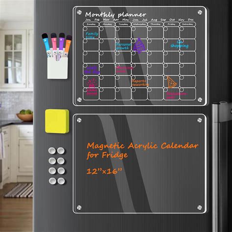 Large Calendar For Fridge