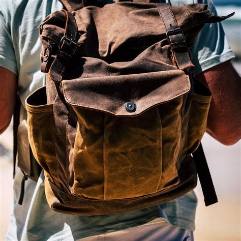 Large Canvas Backpack Bag