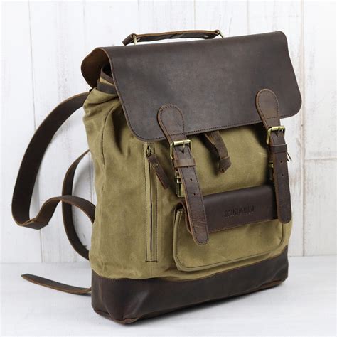 Large Canvas Backpack Mens