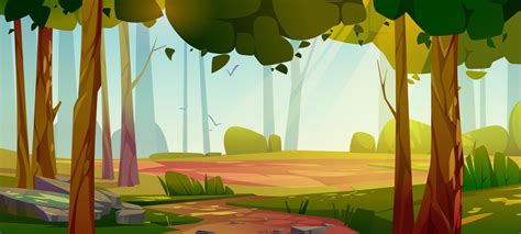 Immerse Your Audience with Stunning Large Cartoon Background Scenes - Captivate with Colorful Backdrops