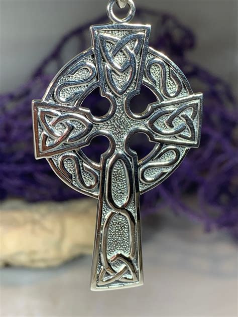 large celtic cross necklace