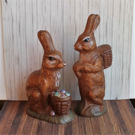 large ceramic easter bunny