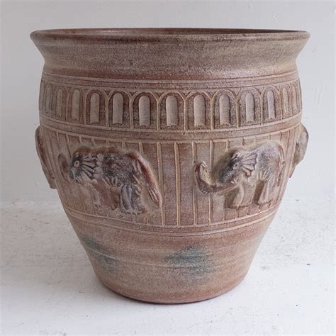 Large Ceramic Elephant Planter