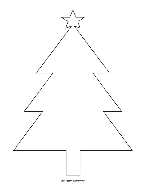Large Christmas Tree Printables