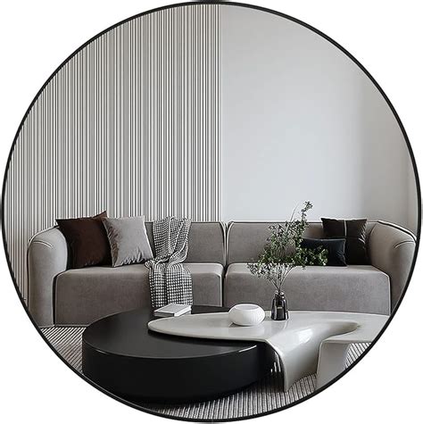 Large Circle Mirror Decor