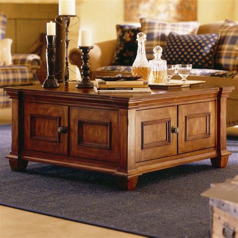 Large Coffee Table With Drawers