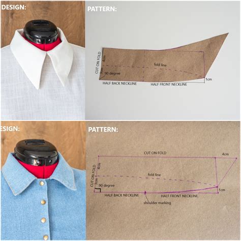 Large Collar Shirt Pattern