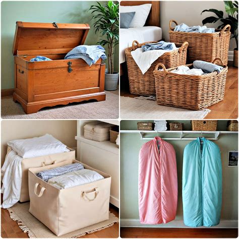 Large Comforter Storage Ideas