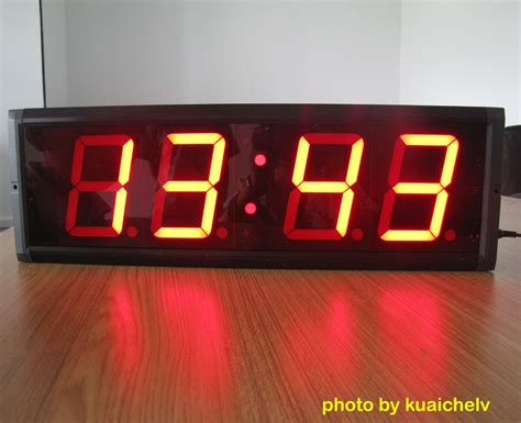 large countdown timer clock