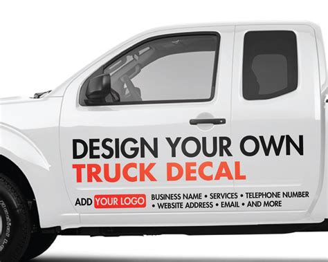 Large Custom Decals For Trucks