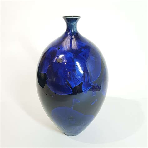 Large Dark Blue Vase