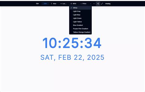 Large Digital Clock site