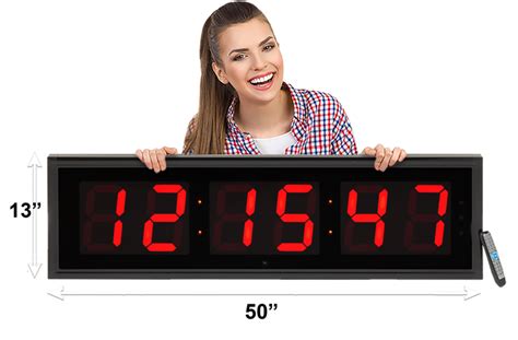 large digital countdown clock