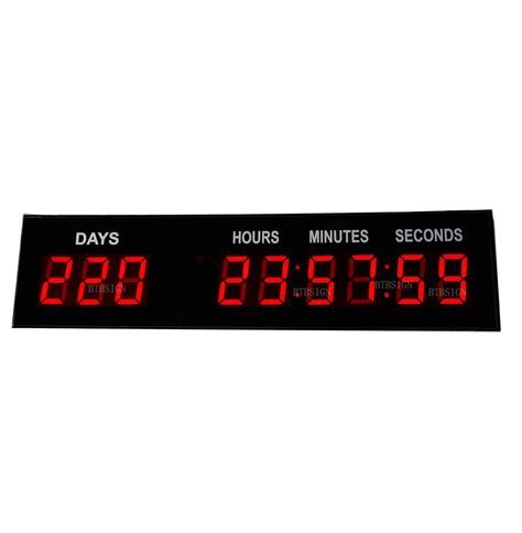 large digital online countdown clock