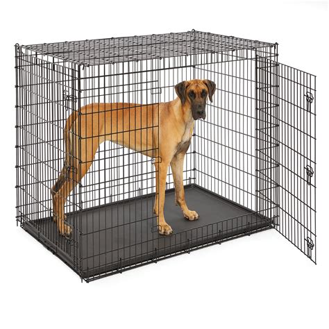 large dog crate 2 door