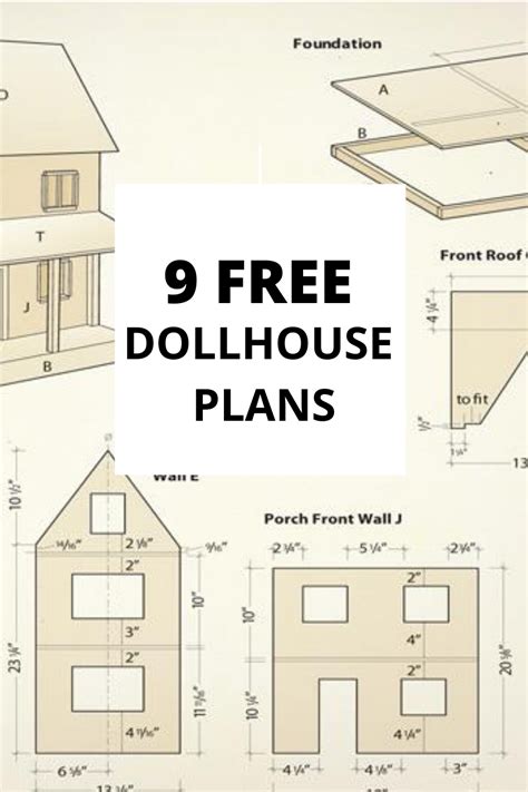 Large Dollhouse Plans