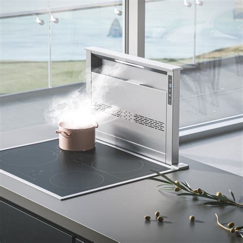 Large Downdraft Hood