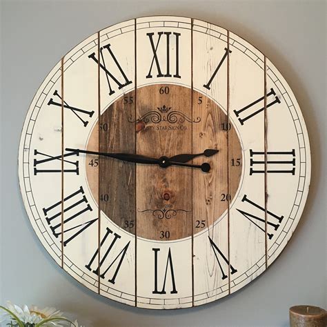 Large Farmhouse Clocks