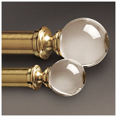 large finials for curtain rods