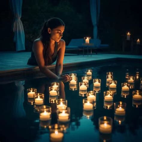Large Floating Candles For Pool