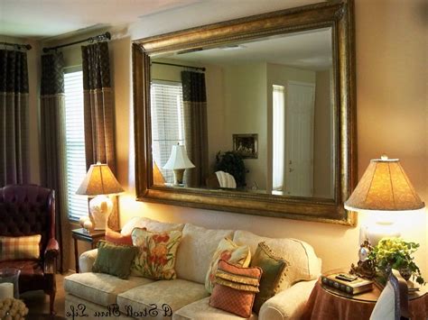 Large Framed Mirrors In Decor