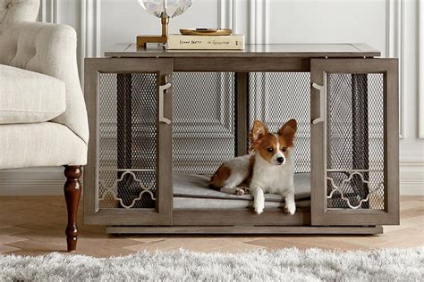 large furniture style dog crate
