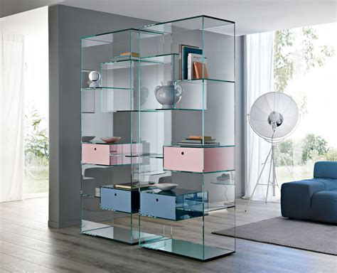 Large Glass Bookcase