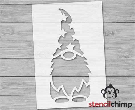 Large Gnome Stencil