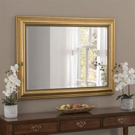 Large Gold Frame Wall Mirror