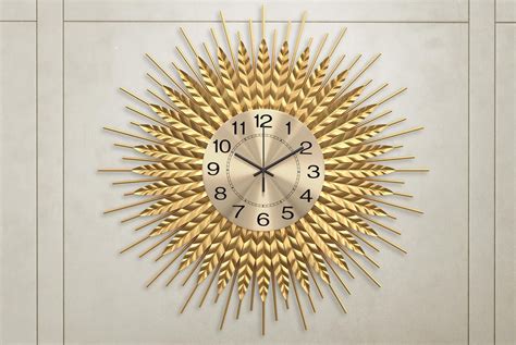 Large Gold Wall Clock The Range