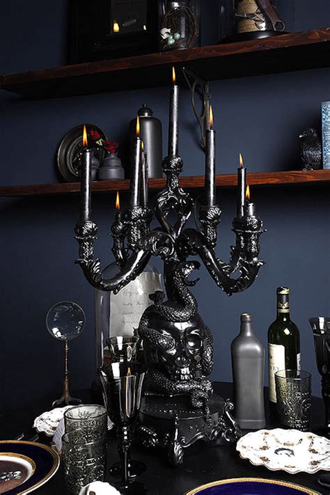 Large Gothic Candle Holder