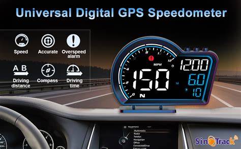 large gps speedometer display