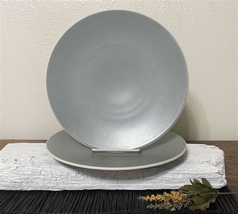 Large Gray Dinner Plates