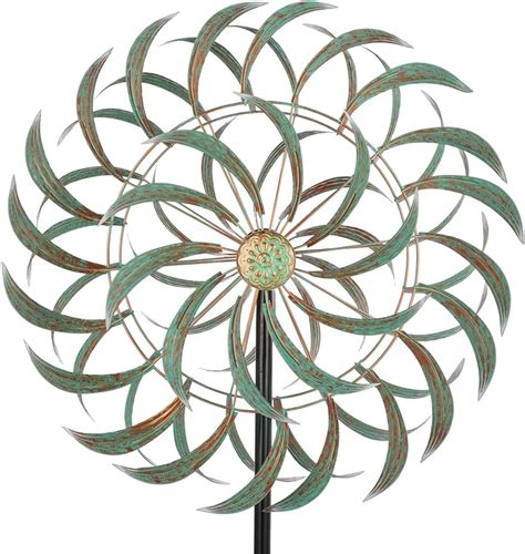 Large Green Wind Spinner