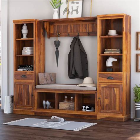 Large Hall Tree With Storage