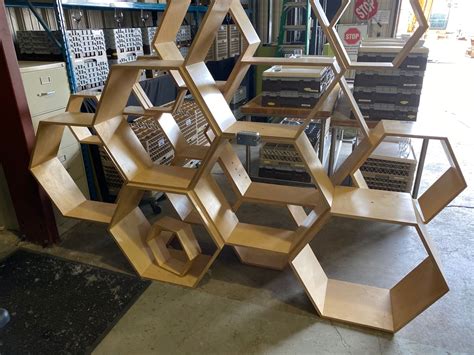 Large Hexagon Shelf Unit