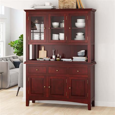 Large Kitchen Buffet With Hutch