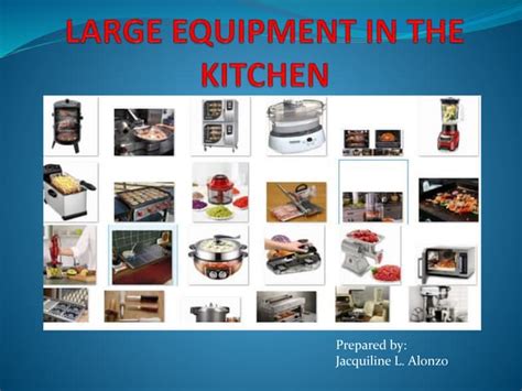 Large Kitchen Equipment Definition
