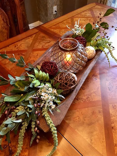 Large Kitchen Table Centerpiece