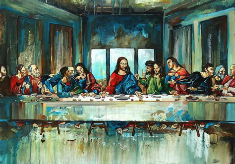 large last supper painting