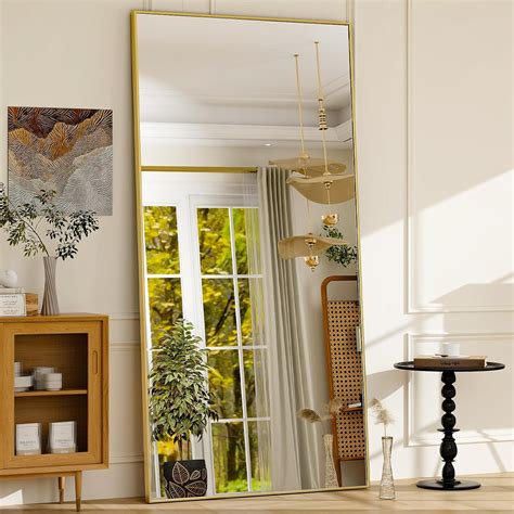Large Leaning Mirror Bedroom