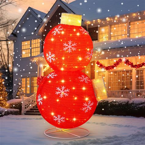 Large Lit Ornaments For Yard