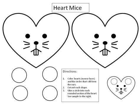 Large Mouse Printable Temeplate