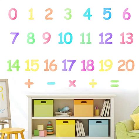 Large Number Wall Decals