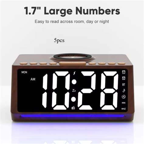 Large Numbers Desk Clock
