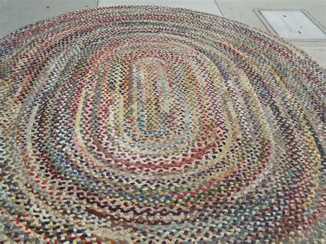 Large Oval Braided Rug