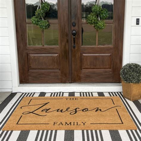 Large Personalized Door Mats