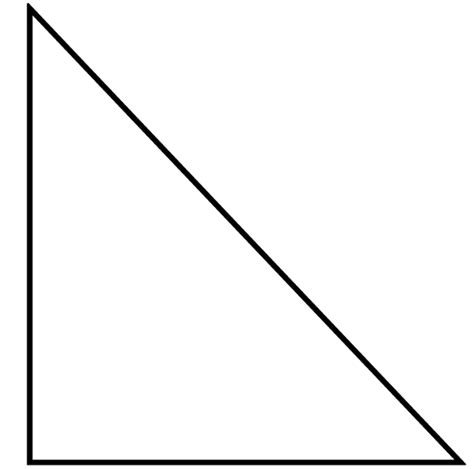 Large Picture Of Right Triangle Printable