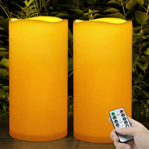 Large Pillar Flameless Candles